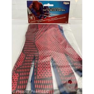 The Amazing Spider-Man Spiderman Adult ages 14+ Gloves for Halloween, cosplay